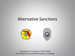 Alternative Sanctions