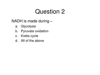question 2