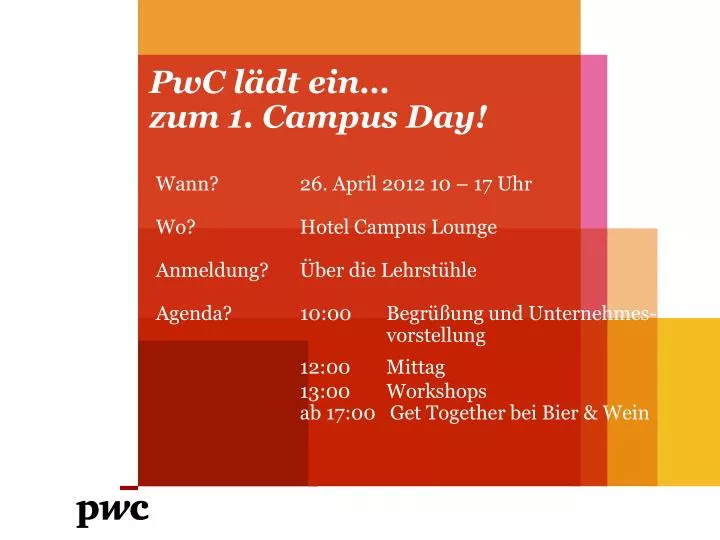 pwc l dt ein zum 1 campus day