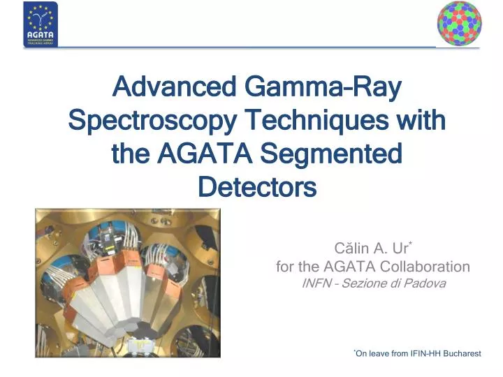advanced gamma ray spectroscopy techniques with the agata segmented detectors