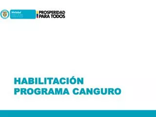 habilitaci n programa canguro
