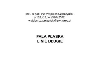 fala p aska linie d ugie