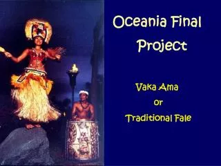 Oceania Final Project