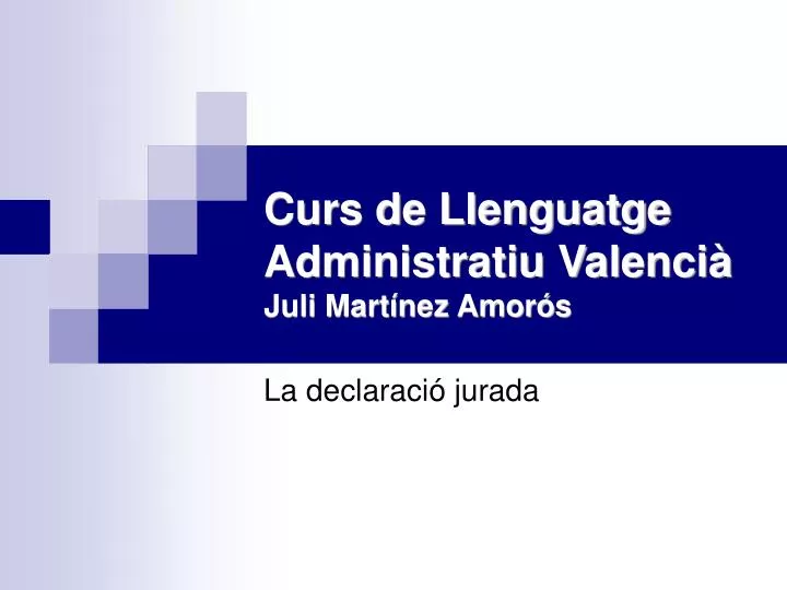 curs de llenguatge administratiu valenci juli mart nez amor s