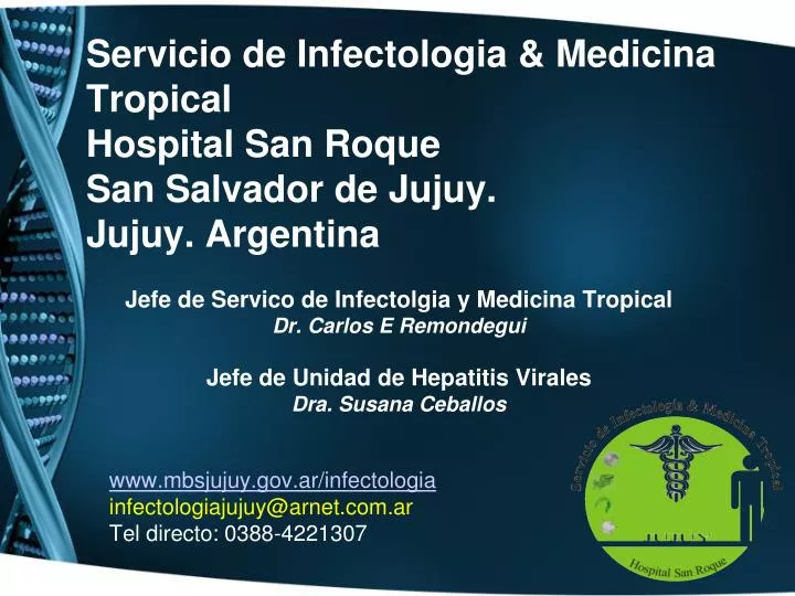 servicio de infectologia medicina tropical hospital san roque san salvador de jujuy jujuy argentina
