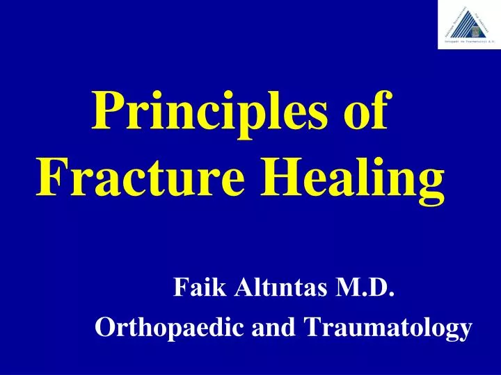 principles of fracture healing