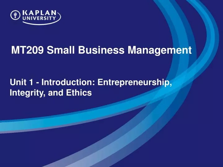 mt209 small business management