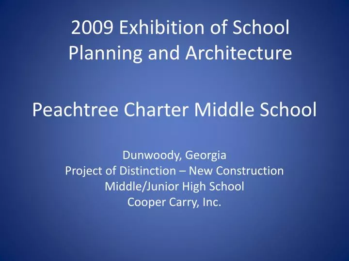 peachtree charter middle school