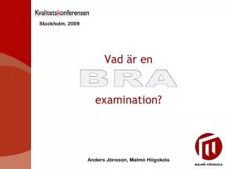 vad r en examination