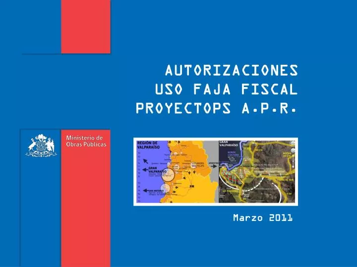 autorizaciones uso faja fiscal proyectops a p r