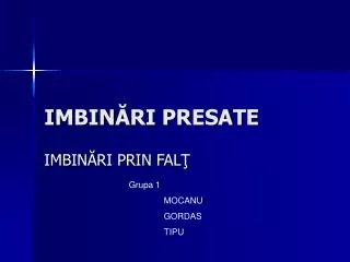 imbin ri presate