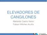ELEVADORES DE CANGILONES - slide 1