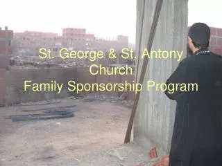St. George &amp; St. Antony Church Family Sponsorship Program