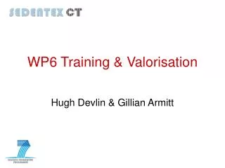 WP6 Training &amp; Valorisation