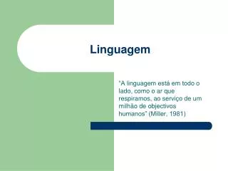linguagem