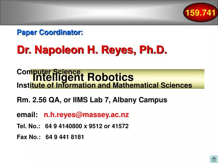 intelligent robotics