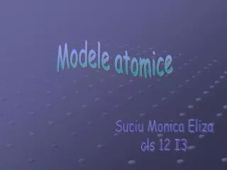 Modele atomice