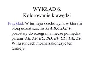 wyk ad 6 kolorowanie kraw dzi