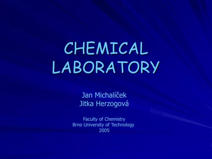 chemical laboratory