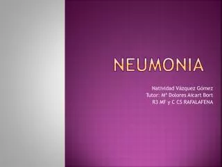 neumonia