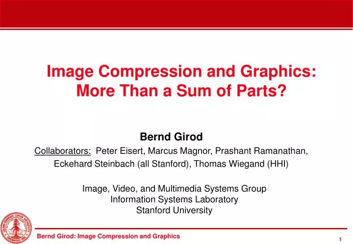 image compression and graphics more than a sum of parts
