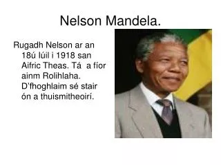 nelson mandela