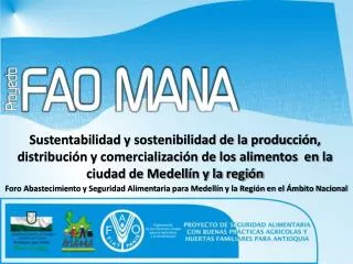 foro abastecimiento y seguridad alimentaria para medell n y la regi n en el mbito nacional