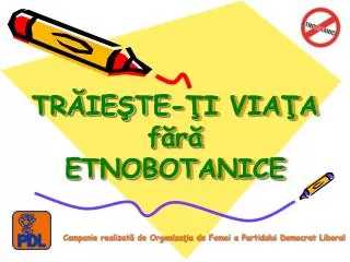 tr ie te i via a f r etnobotanice