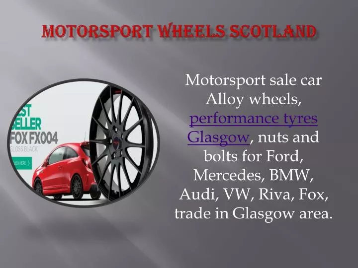 motorsport wheels scotland