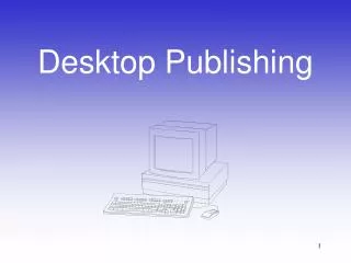 desktop publishing
