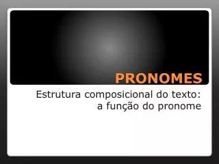 pronomes