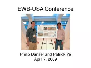 EWB-USA Conference