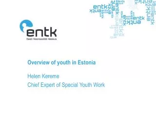 Overview of youth in Estonia