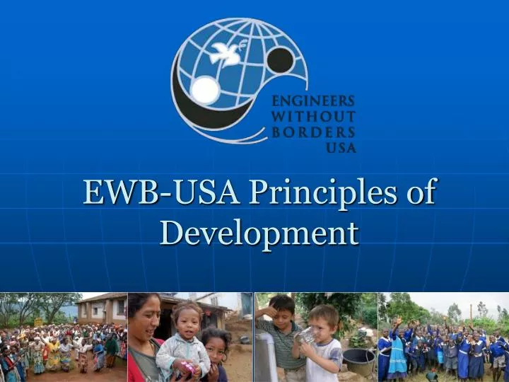 ewb usa principles of development