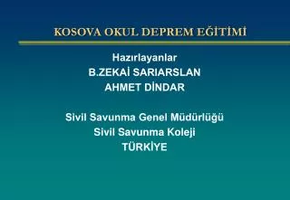 kosova okul deprem e t m