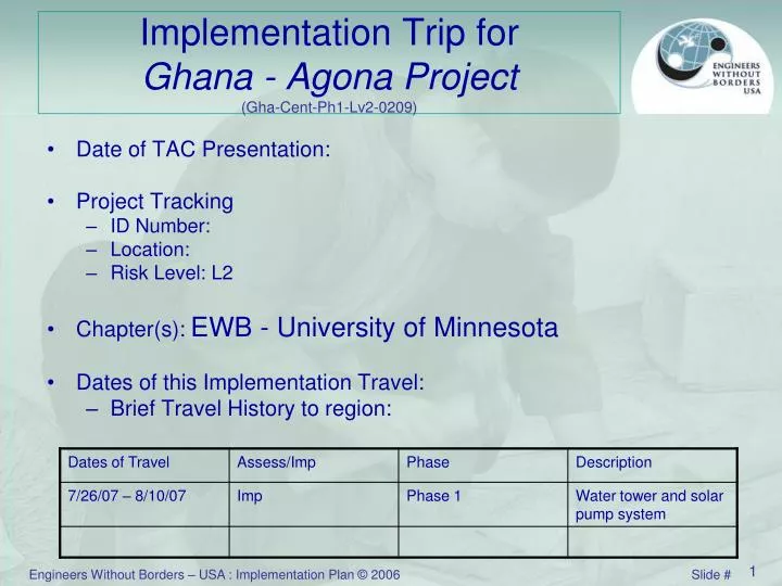 implementation trip for ghana agona project gha cent ph1 lv2 0209