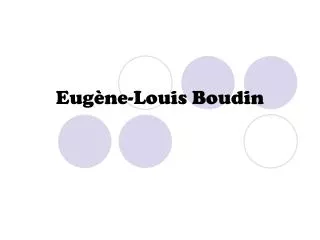 eug ne louis boudin