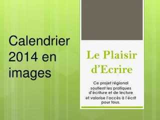le plaisir d ecrire