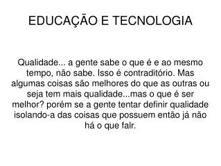 educa o e tecnologia