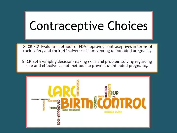 contraceptive choices