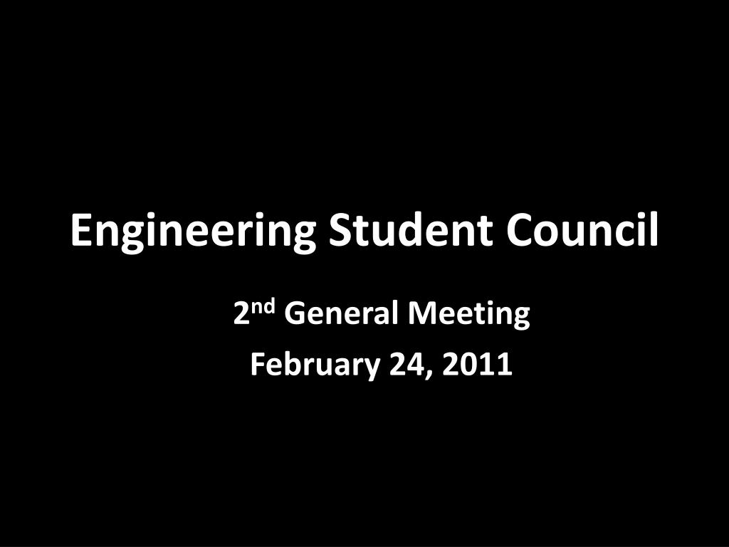 PPT - Engineering Student Council PowerPoint Presentation, free ...