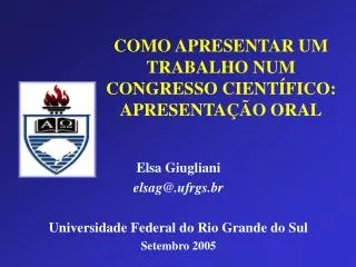 como apresentar um trabalho num congresso cient fico apresenta o oral