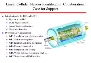 Linear Collider Flavour Identification Collaboration: Case for Support