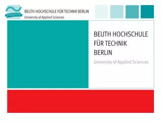 Historical Roots of Beuth Hochschule