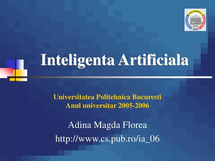 inteligenta artificiala