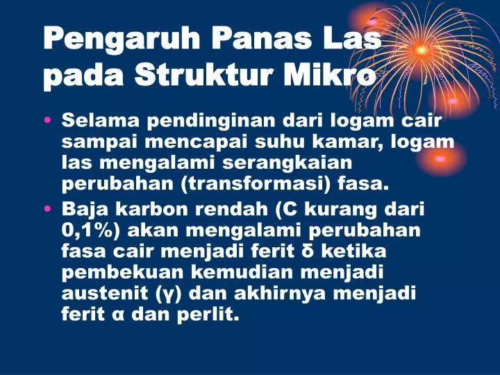 pengaruh panas las pada struktur mikro