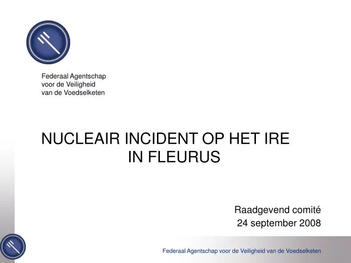 nucleair incident op het ire in fleurus