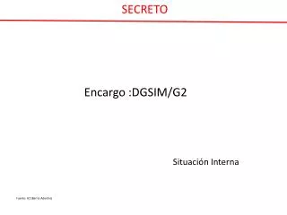 encargo dgsim g2