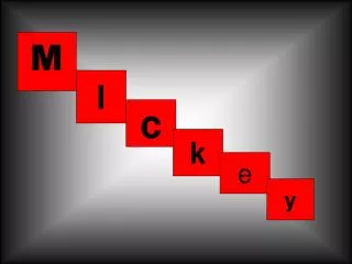 M is for mickey and minney mouse