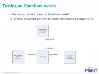 Testing an Openflow switch
